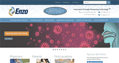 Desktop Screenshot of enzoclinicallabs.com